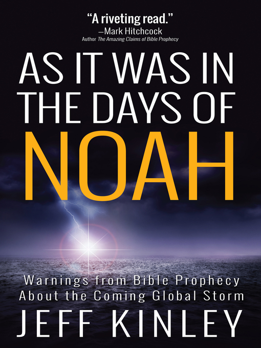 Cover image for As It Was in the Days of Noah